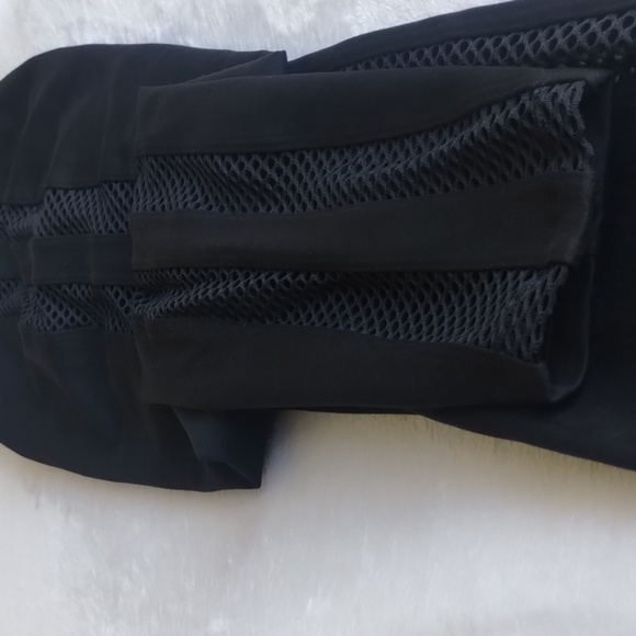 Bombshell Mohawk Leggings Mesh Side Panel Black L - XL - Picture 3 of 16